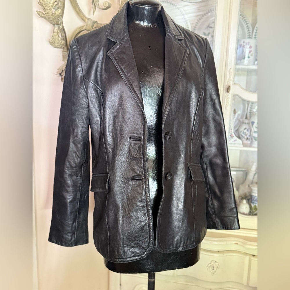 VTG JLC New York Leather Jacket Size Medium